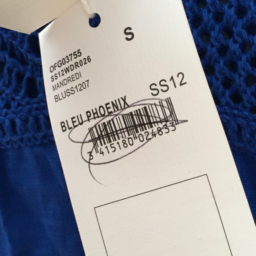Comptoir Des Cotonniers Linen Crochet Shift Dress Small - Picture 8 of 8